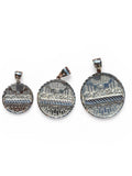925 Sterling Silver Last Supper Round Pendant
