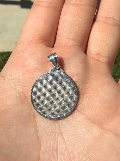 925 Silver Round St. Benedict Pendant